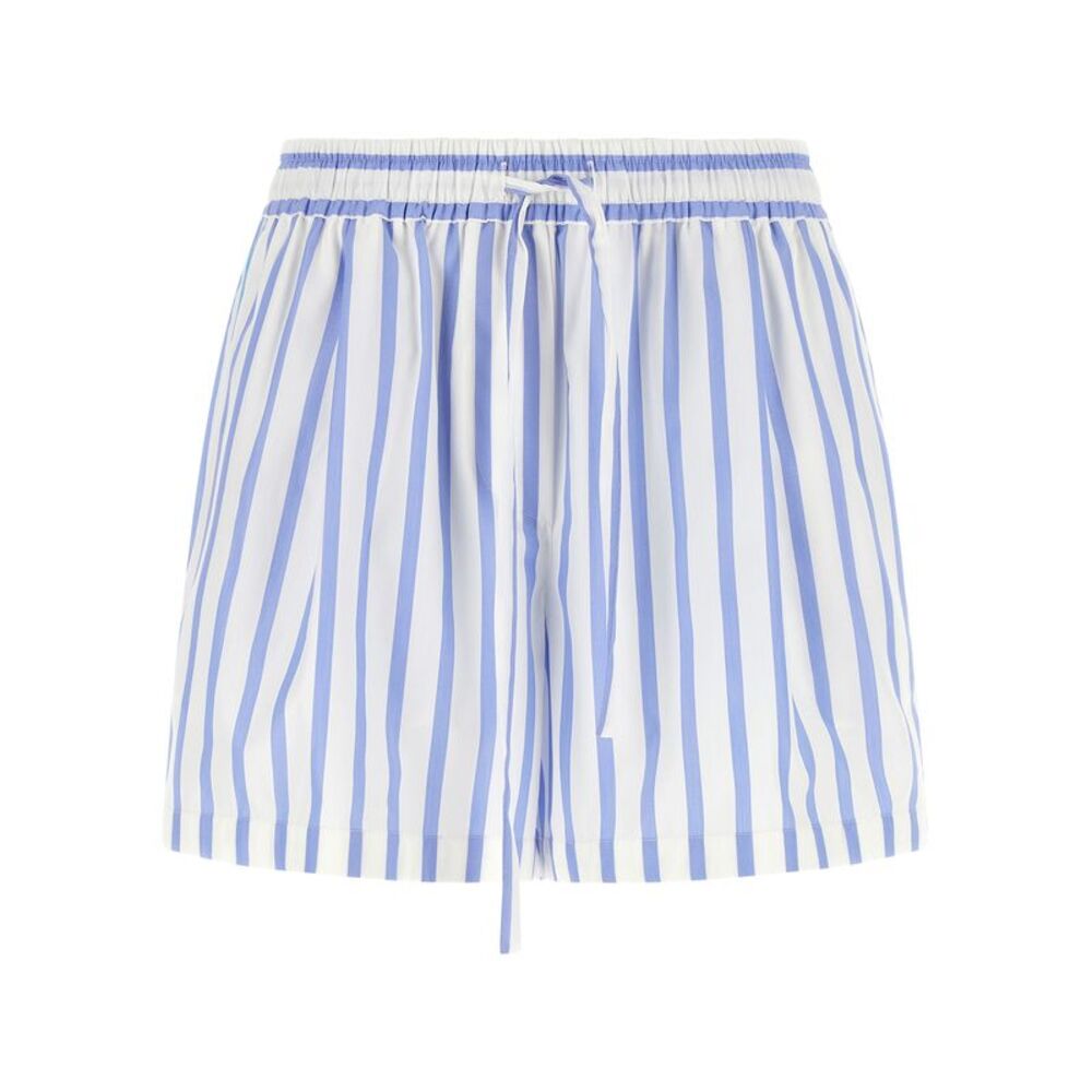 Dolce & Gabbana Blue Cotton Bermuda Women's Shorts